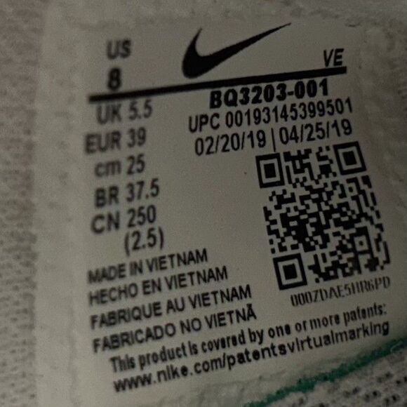 Nike Zoom Gravity BQ3203-001 Women’s Size 8 Beige Athletic Running Shoes Used - Picture 13 of 13